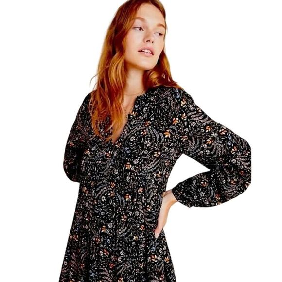 casual black long sleeve maxi dress Gemma Black Long Sleeve Ribbed Maxi Dress - XXL Size - Women's Dresses